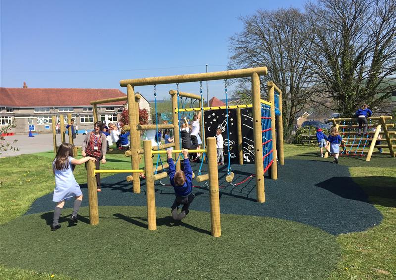 wooden climbing frames