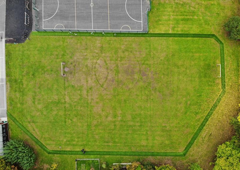 daily mile track on grass 