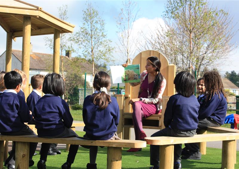 playground seating for schools