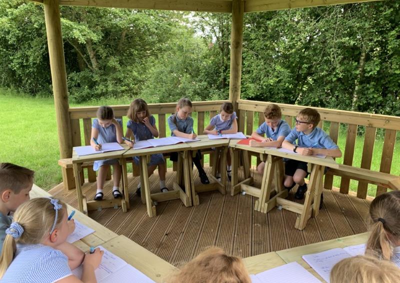 Outdoor Gazebos For Schools | Pentagon Play