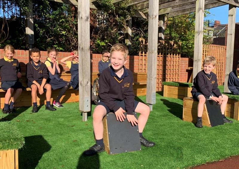 Outdoor musical instruments for schools