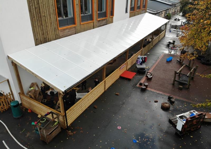 Timber canopies for schools