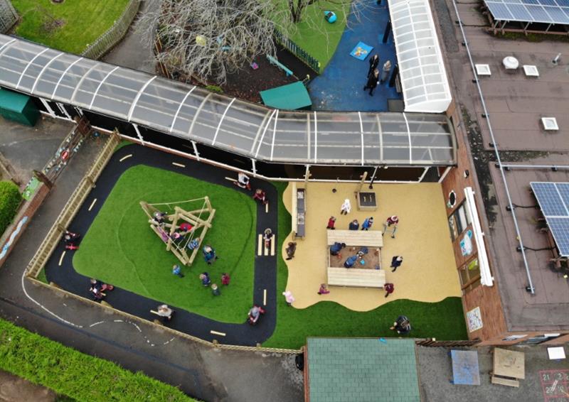 School playground surfacing