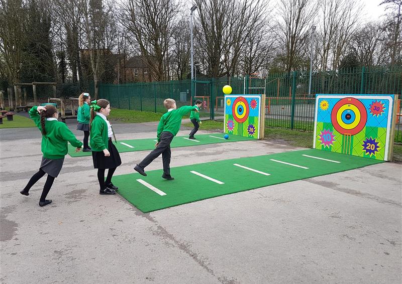 outdoor ball targets for schools