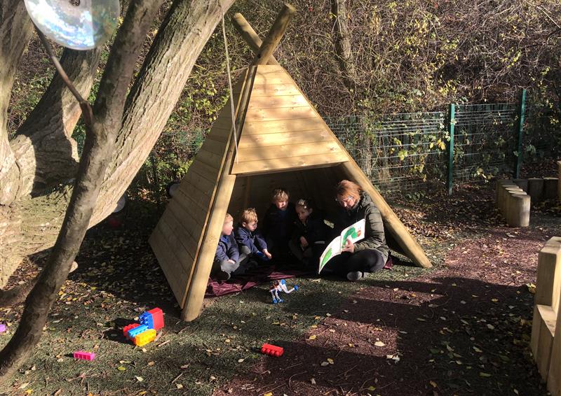 School Playground Dens