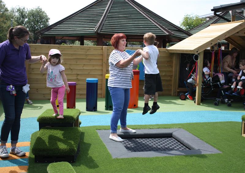 Trampolines for school playgrounds