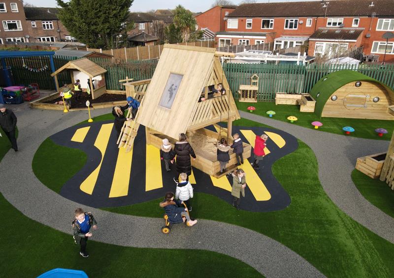 Wetpour Surfacing for Schools