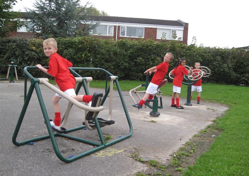 Outdoor Gym Equipment For Schools and Parks Pentagon Play