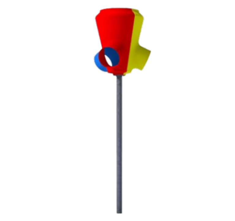 Sticker graphic representing 3-Way Ball Shoot