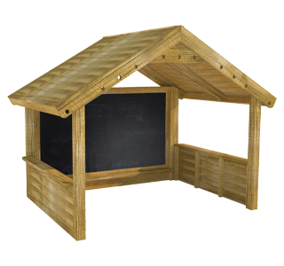 Giant Playhouse with Walls and Chalkboard