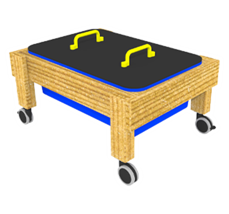 Sticker graphic representing Sand Table on Wheels