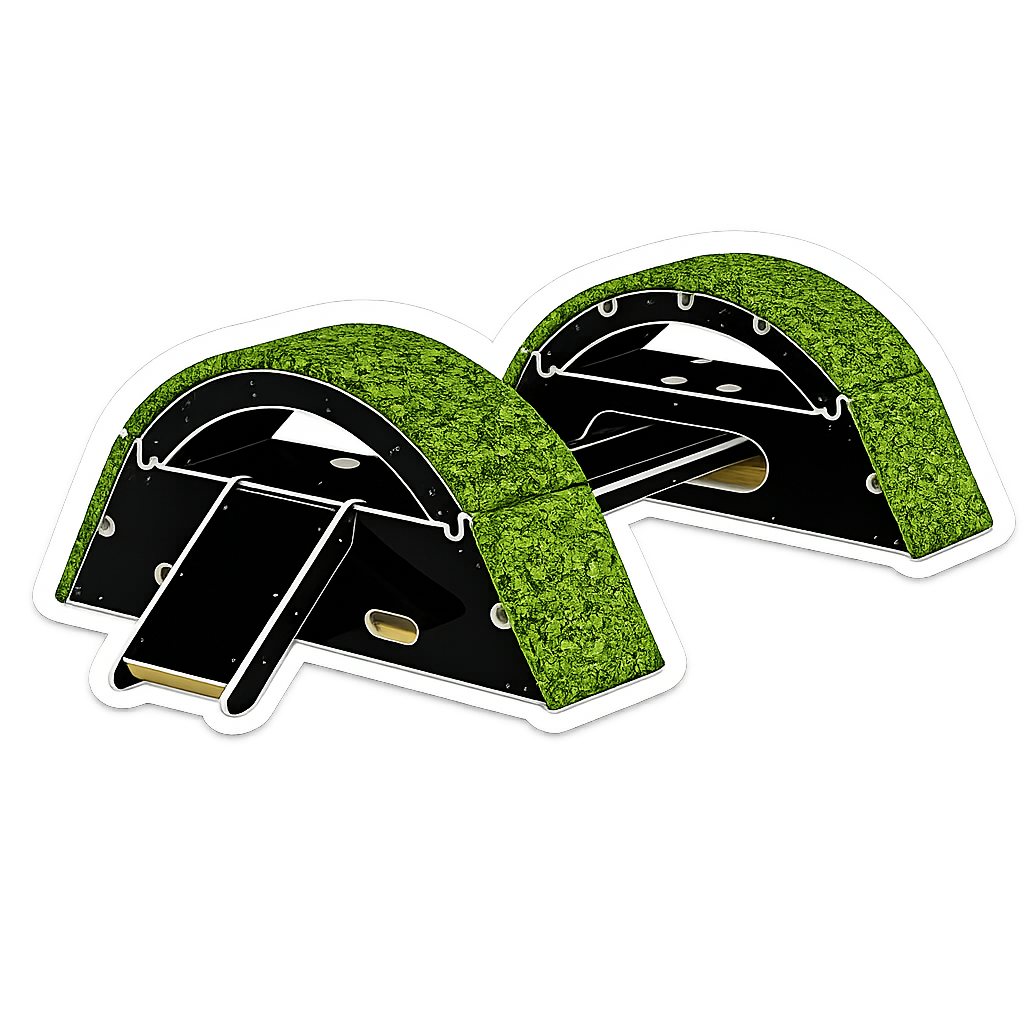 Sticker graphic representing The Rockies - Dynamic Balance Blocks (8 Pieces)