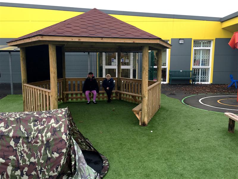 Gazebo for children with special educational needs