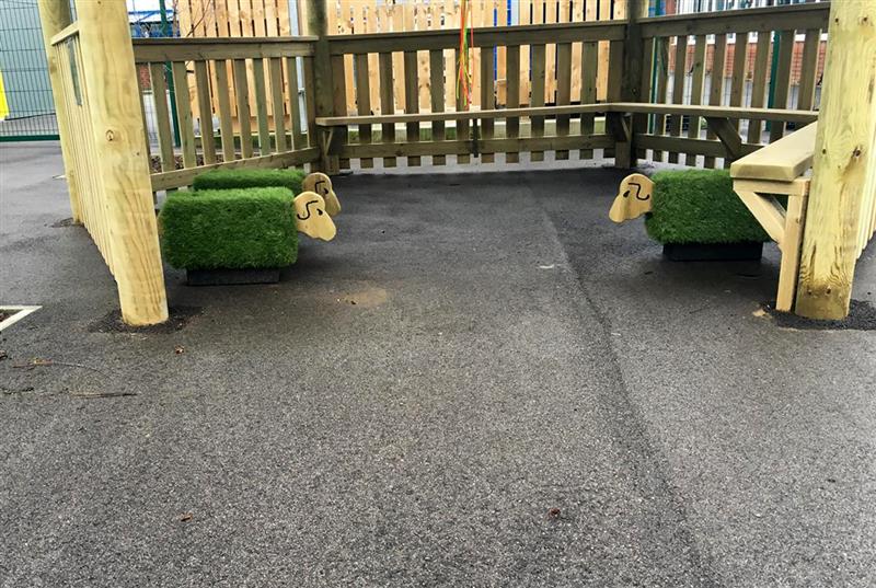 grass Sheep Seats - SEN playground equipment 