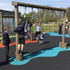 Our Lady of the Rosary’s New Playground Surfacing