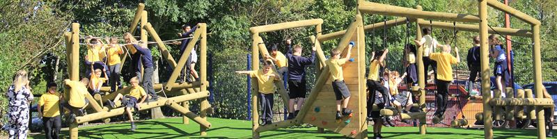 Outdoor School Playground Equipment | Pentagon Play