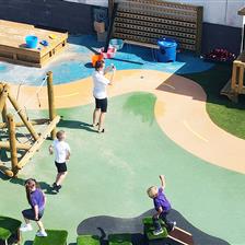 Merlin Top Primary Academy's Active EYFS Playground Development