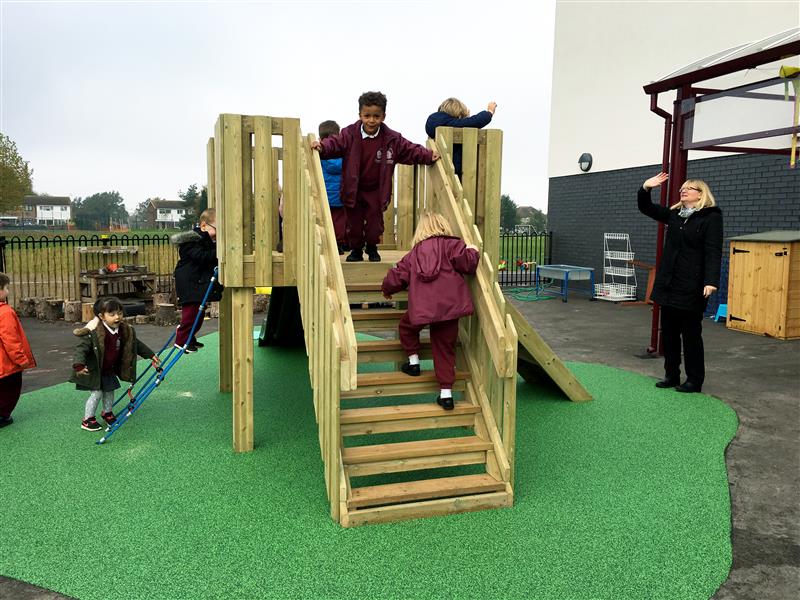 playground tower for schools