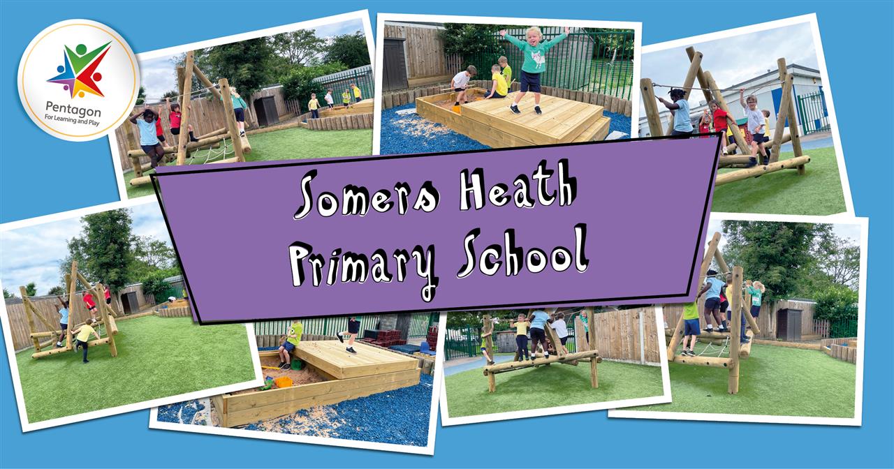 Exciting EYFS Play Area for Somers Heath Primary School Pentagon Play