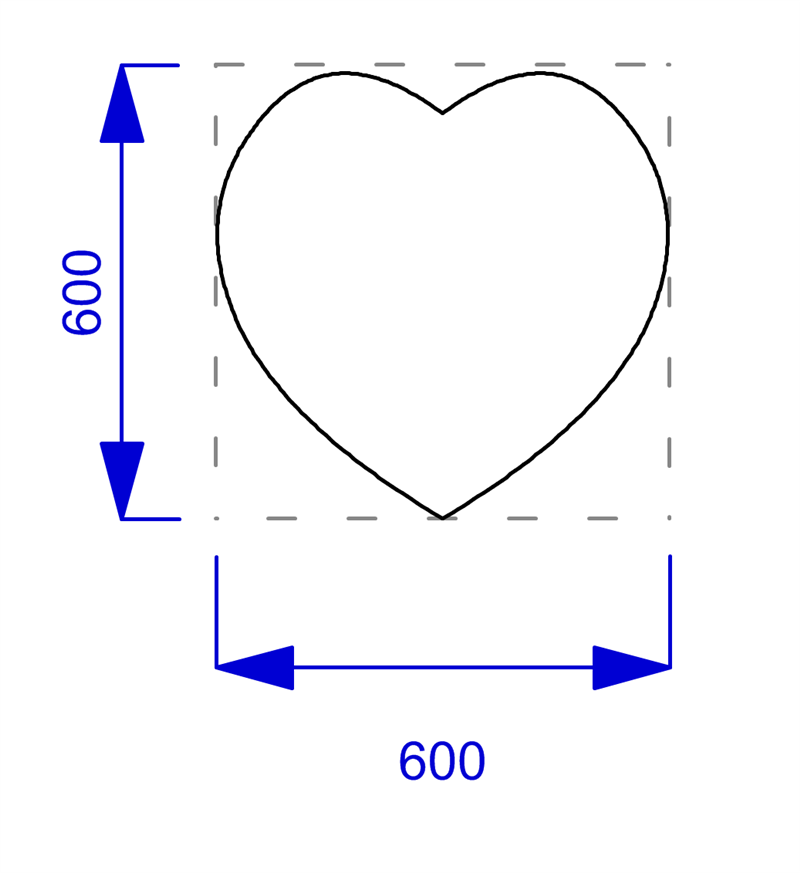 Technical render of a Saferturf Heart