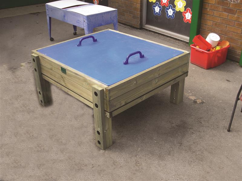Covered Sand Table with Lid Pentagon Play