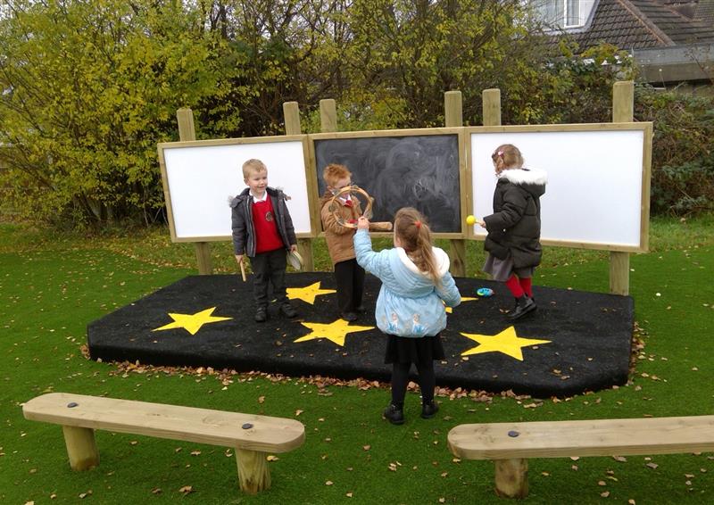 outdoor school stage eyfs