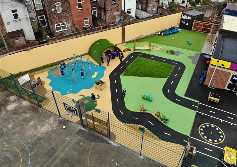 School Playground Outdoor Learning Environment